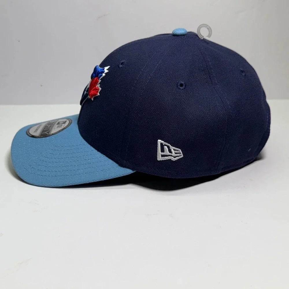 New Era 9FORTY Hat Mens OSFA Navy Blue Toronto Blue Jays MLB Adjustable Cap
